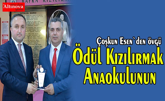 Ödül Kızılırmak Anaokulunun