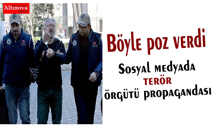 Sosyal medyada terör örgütü propagandası iddiası