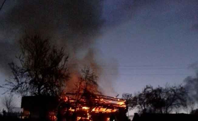 Tokat'ta ev yangını: 1 ölü