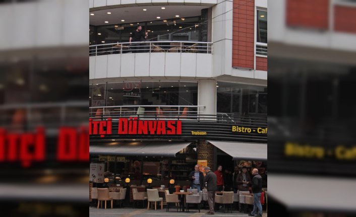 Trabzon'da restoranda pompalı tüfekle havaya ateş açtı