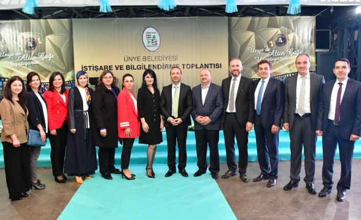 Ünye Belediyesi İstişare ve Bilgilendirme Toplantısı