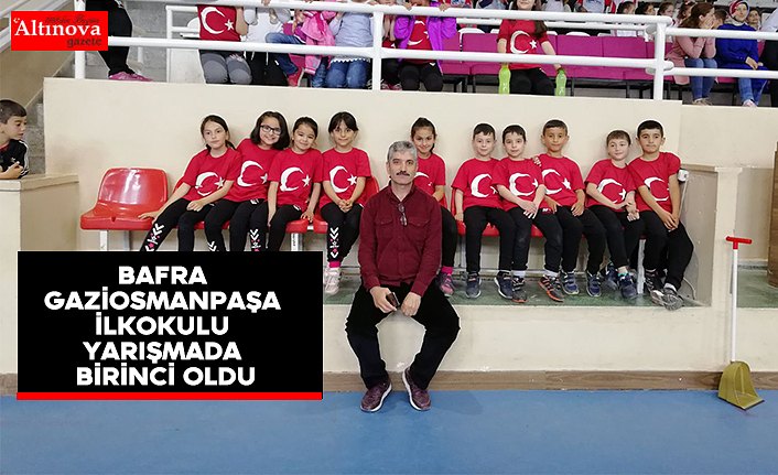 Bafra Gaziosmanpaşa ilkokulu yarışmada birinci oldu
