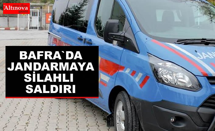 Bafra`da jandarmaya saldırı