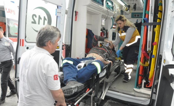 Çelik fabrikasında yangın