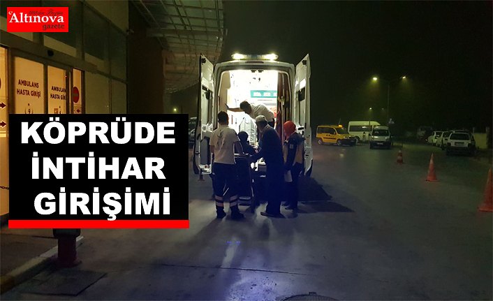 Çetinkaya Köprüsünde yine intihar girişimi vakası