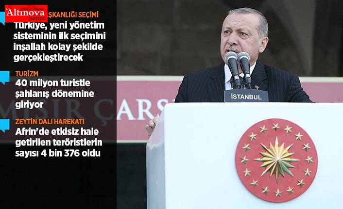 Cumhurbaşkanı Erdoğan: Bu adayların amacı milletin derdine derman olmak değil