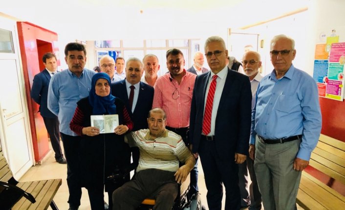 Ereğli'de tekerlekli sandalye dağıtıldı