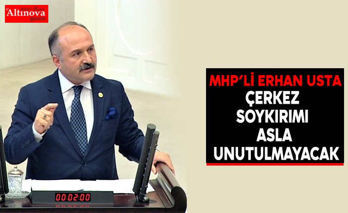 ERHAN USTA: “ÇERKEZ SOYKIRIMI ASLA UNUTULMAYACAK”