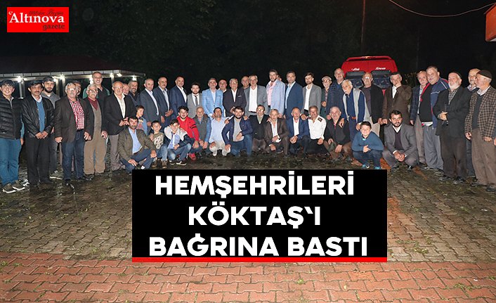 Hemşehrileri Köktaş'ı bağrına bastı