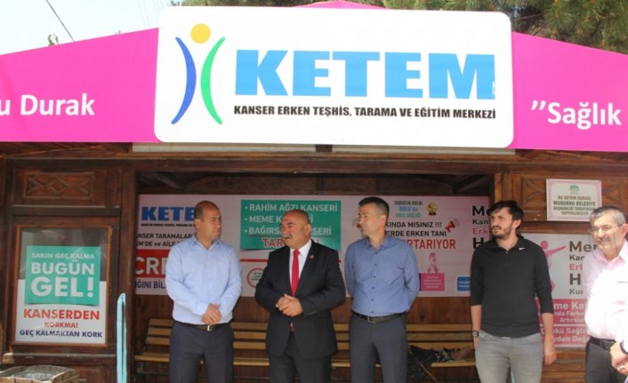 Mudurnu'da KETEM durağı açıldı