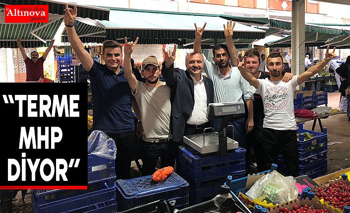 “TERME TÜM COŞKUSUYLA MHP DİYOR”