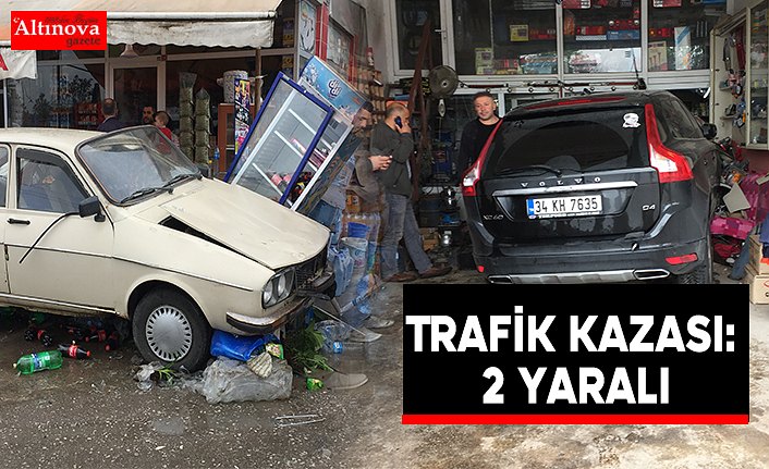 Trafik kazası: 2 yaralı