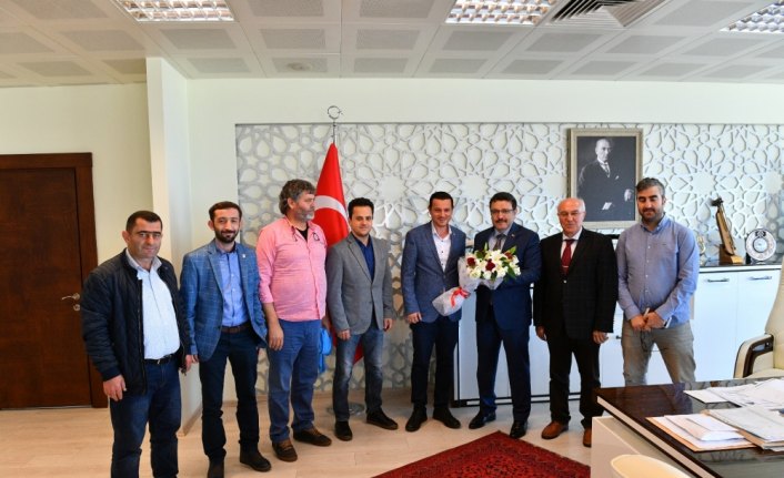 TSYD Trabzon Şubesinden Ortahisar Belediye Başkanı Genç'e ziyaret