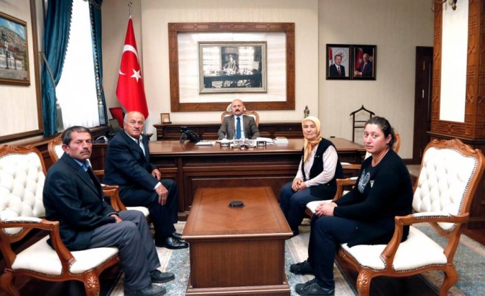 Vali Varol, şehit yakınlarıyla buluştu