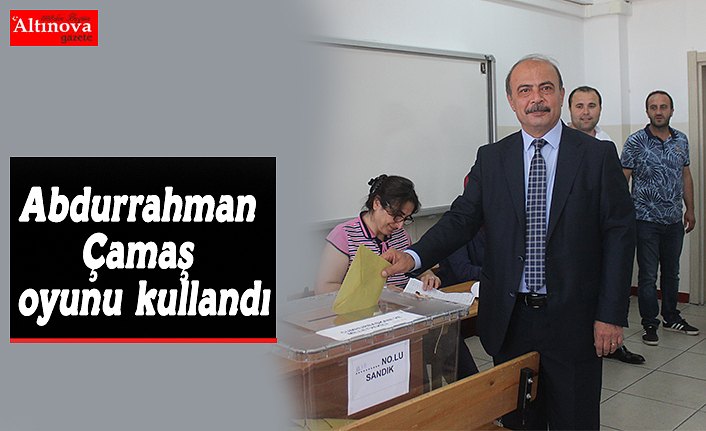 Abdurrahman Çamaş oyunu kullandı