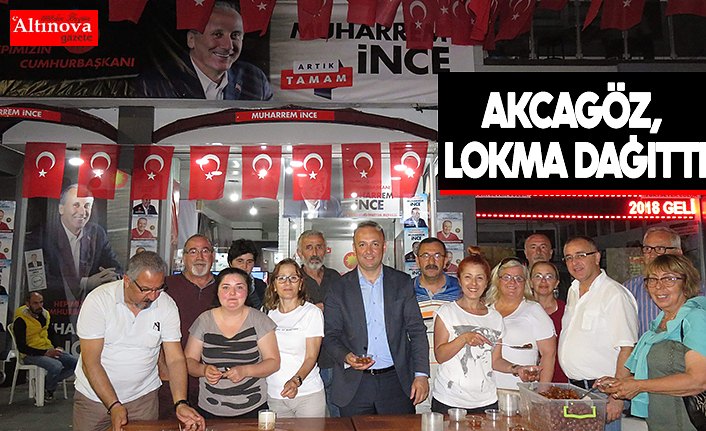 AKCAGÖZ, LOKMA DAĞITTI