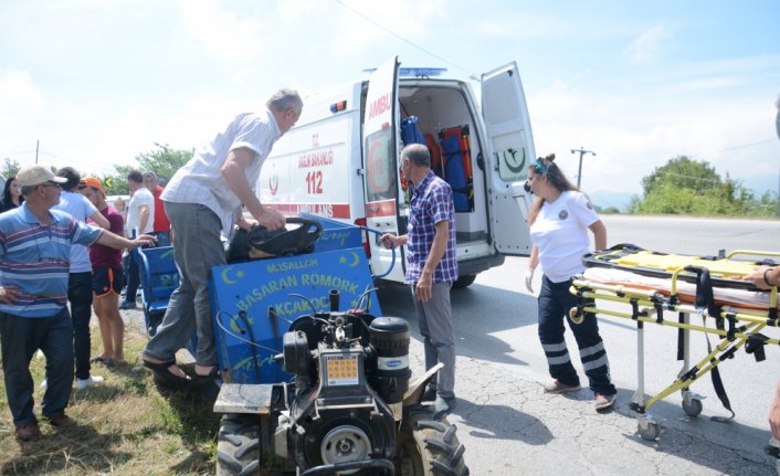 Akçakoca'da trafik kazası: 1 yaralı