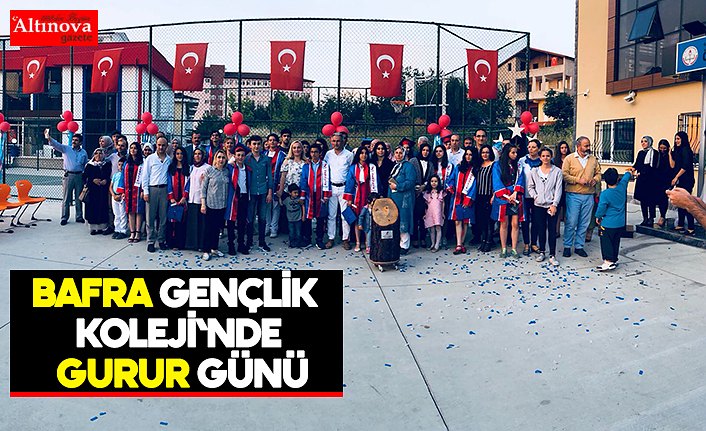 Bafra Gençlik Koleji`nde gurur günü