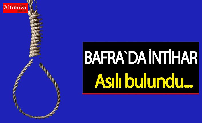 Bafra`da intihar