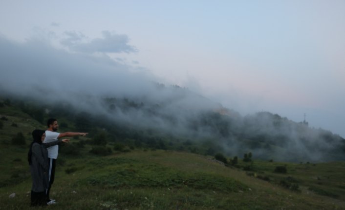 Bolu'da sağanak ve dolu etkili oldu