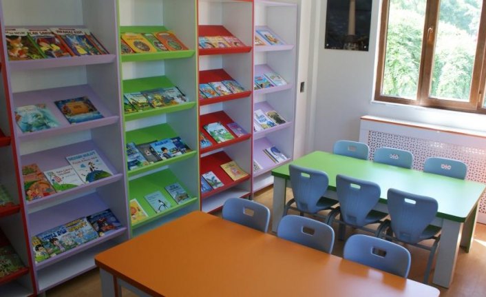 Çocuk kütüphanesi hizmete açıldı