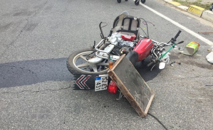 Fatsa'da motosiklet kazası: 1 yaralı