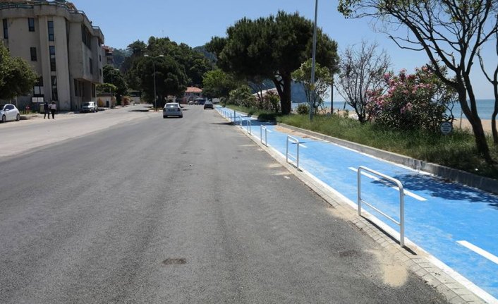 İnkumu tatil beldesinde üst yapı çalışmaları