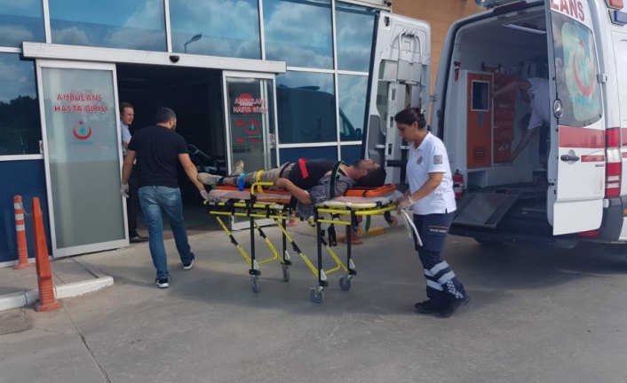 İnşaattan düşen işçi yaralandı