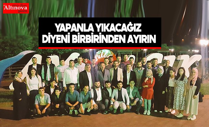 Milletvekili Adayı Caner Göktepe: "Yapanla yıkacağız diyeni birbirinden ayırın"