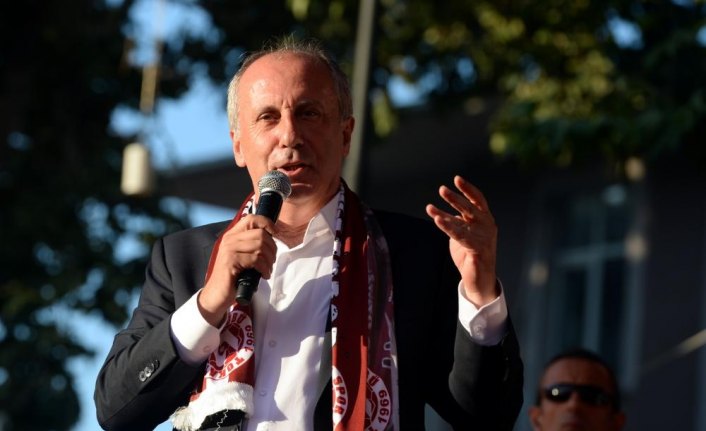 Muharrem İnce'nin Tokat mitingi