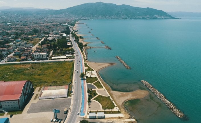 Ordu'da bisiklet ve yaya yolu çalışmaları