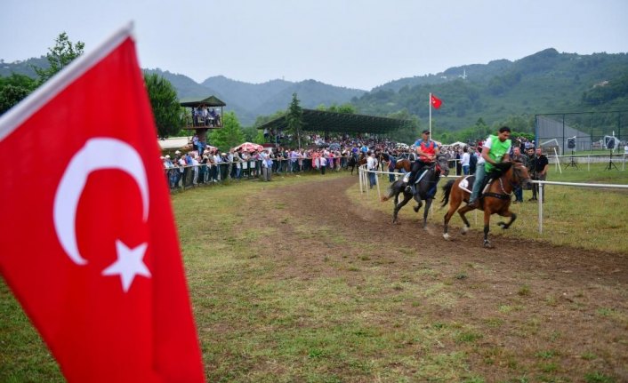Ordu'da rahvan at yarışları
