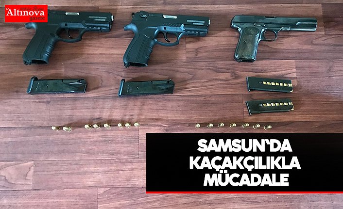 Samsun'da kaçakçılıkla mücadale