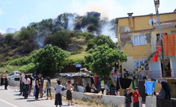 Samsun'da yangın