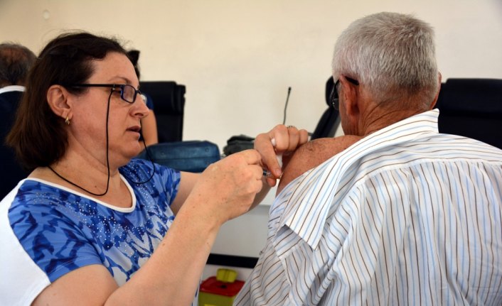 Sinoplu hacı adayları aşı oldu