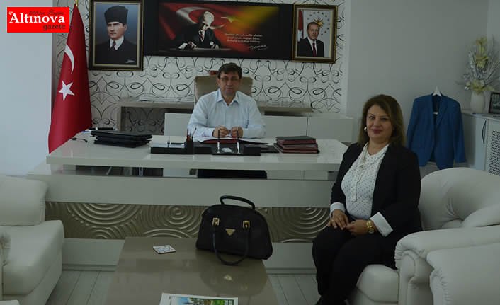 Vekil Müdürden Kaymakam Türkel'e Ziyaret