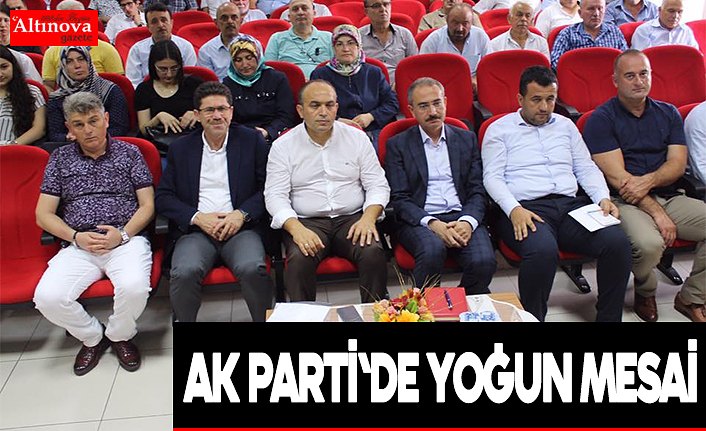 AK Parti'de yoğun mesai