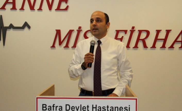 Bafra Devlet Hastanesinde annelere 