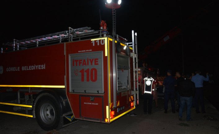 Giresun'da otomobil denize düştü: 1 yaralı