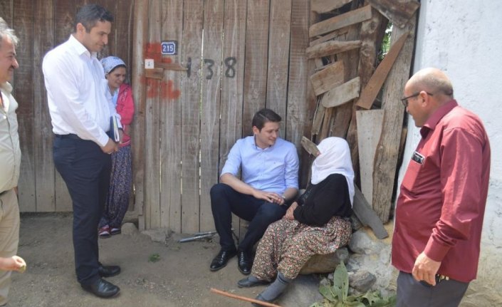 Gümüşhacıköy Kaymakamı Bulan köyleri ziyaret etti