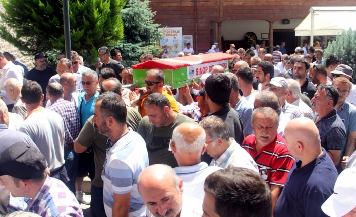 Kaza sonucu ölen iş makinesi operatörü toprağa verildi