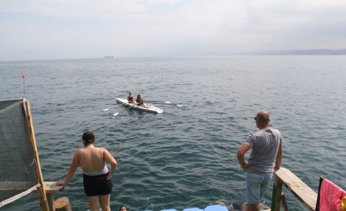 Sinop deniz küreği sporunda iddialı