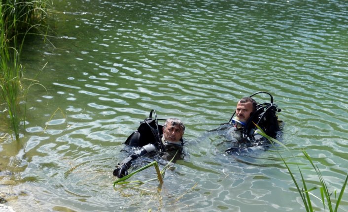 Tokat'ta kaybolan 3 yaşındaki Evrim gölde de arandı