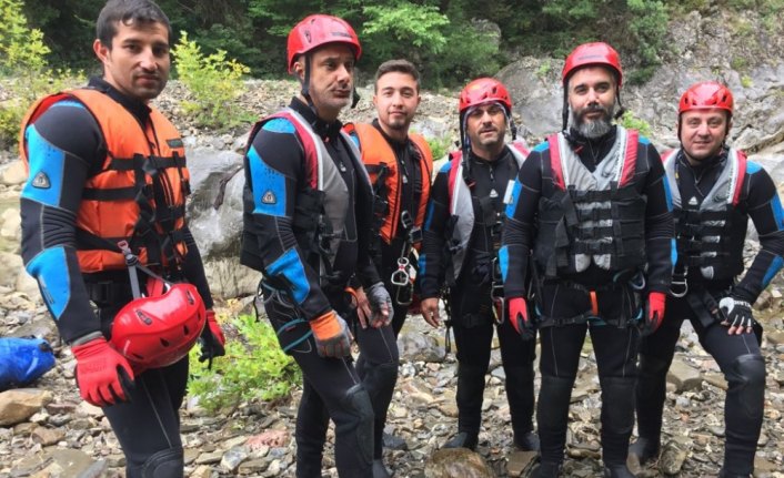 Valla Kanyonu'nda belgesel çekimi