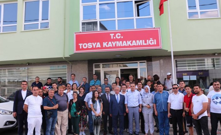 Yabancı gazeteciler Tosya'da