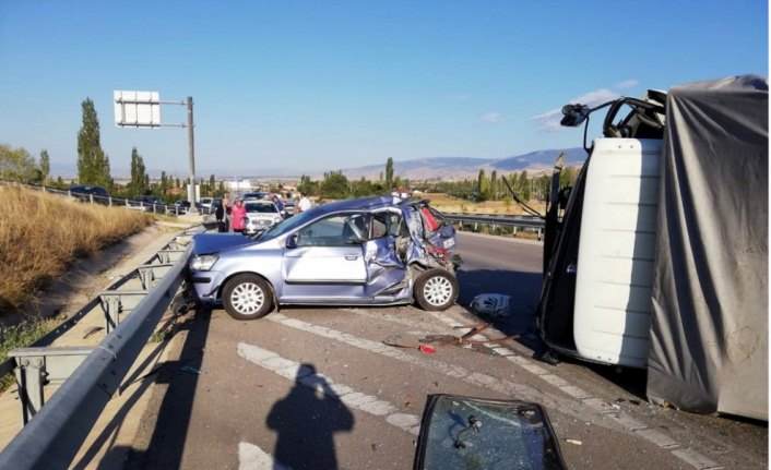 Amasya'da trafik kazası: 5 yaralı