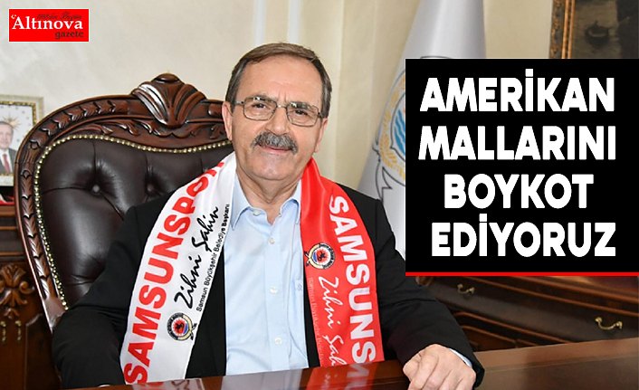 AMERİKAN MALLARINI BOYKOT EDİYORUZ