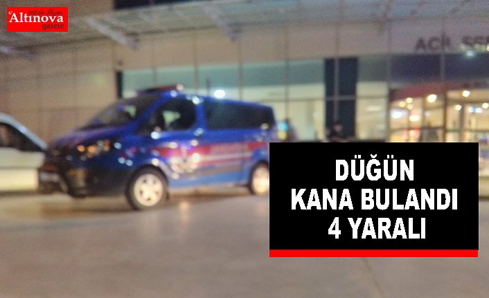 BAFRA'DA DÜĞÜN KANA BULANDI