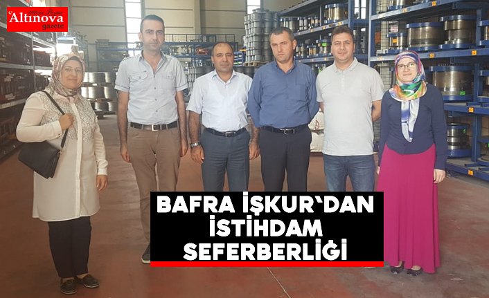 Bafra İŞKUR‘dan İstihdam Seferberliği Çalışmaları Devam Ediyor