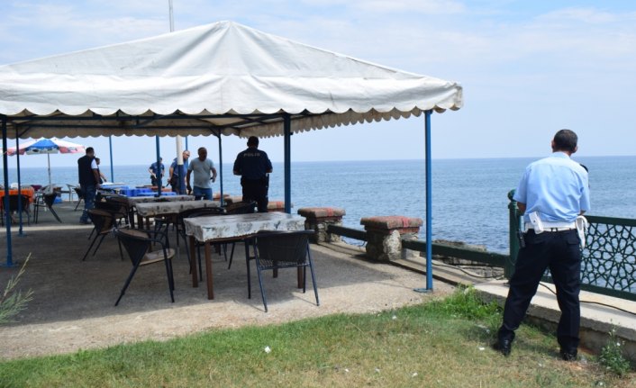 Cinayet zanlısının yakalanma anı kamerada